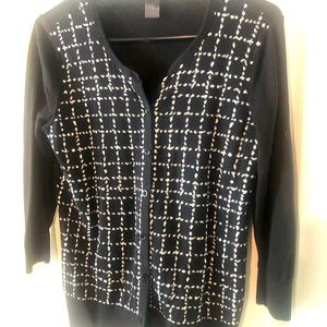 Anne Taylor button you sweater